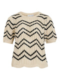 VIAUTRA O-NECK 2/4 KNIT TOP/BFS