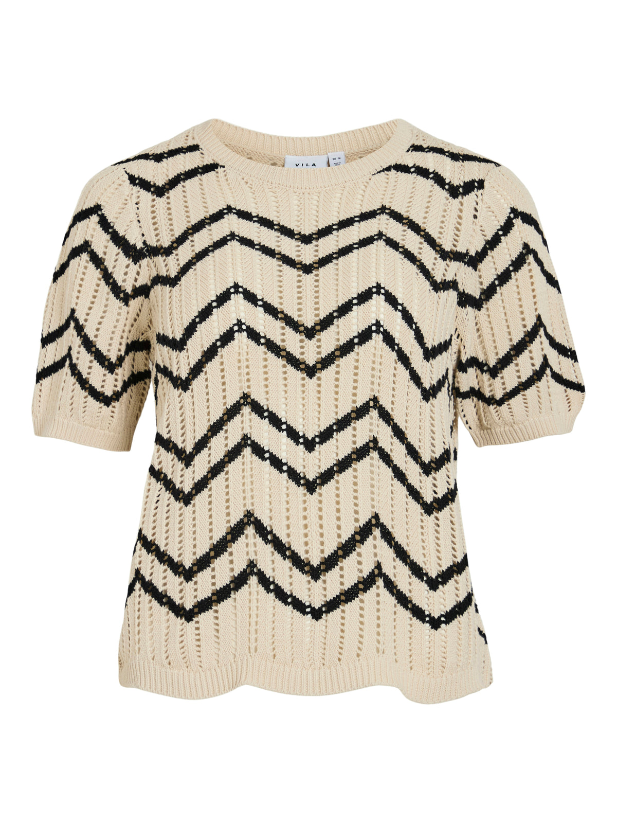 VIAUTRA O-NECK 2/4 KNIT TOP/BFS