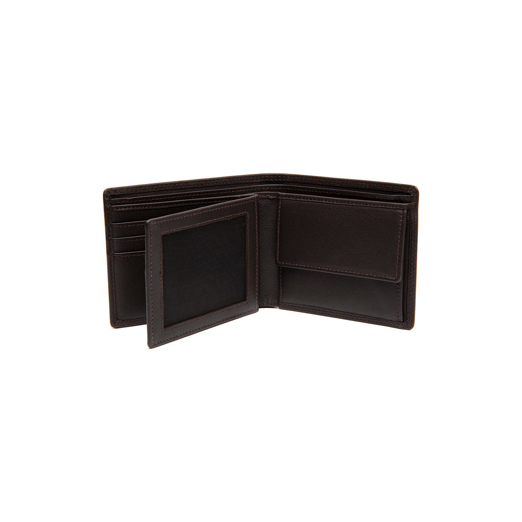 Leder Portemonnaie Braun Nappa Seri