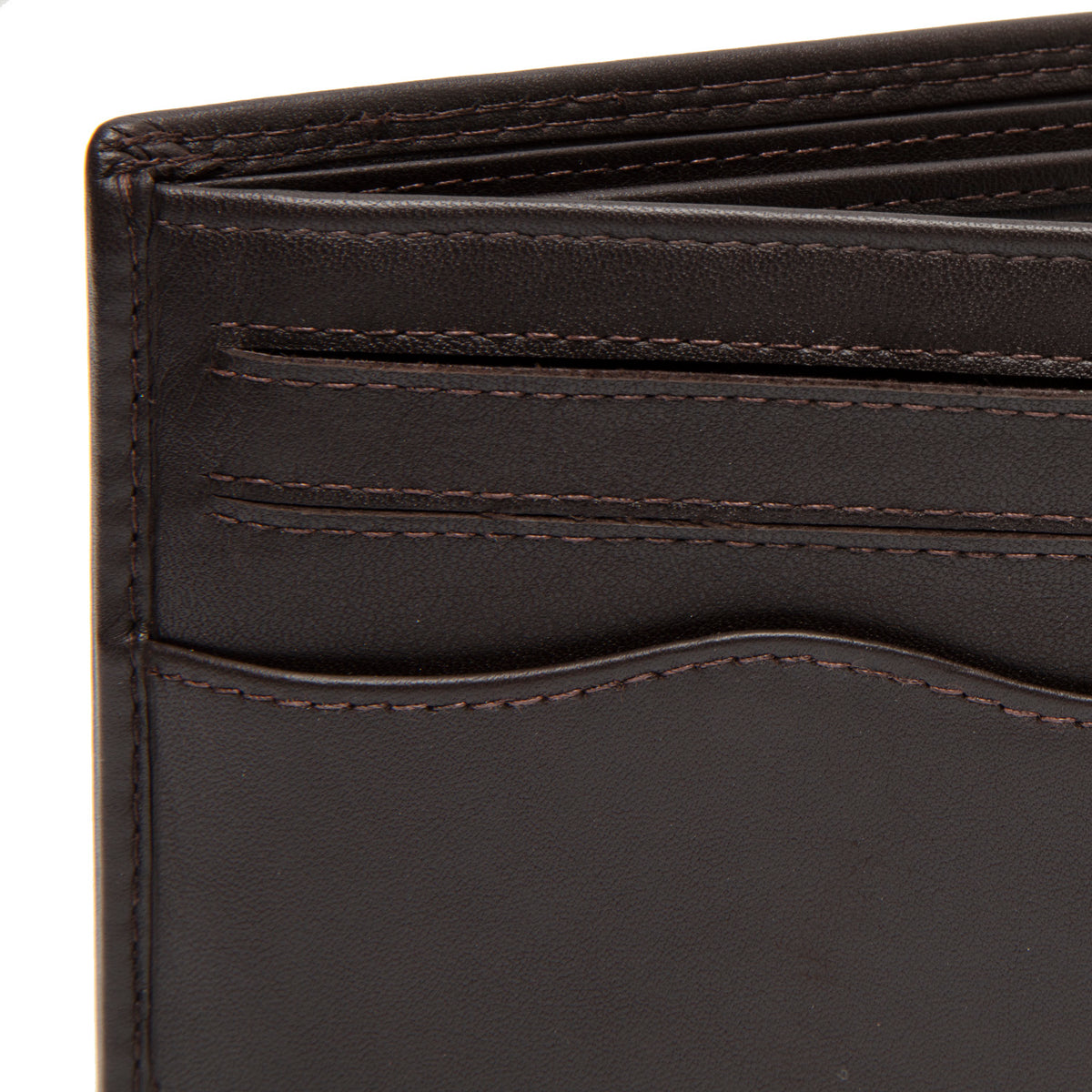 Leder Portemonnaie Braun Nappa Seri