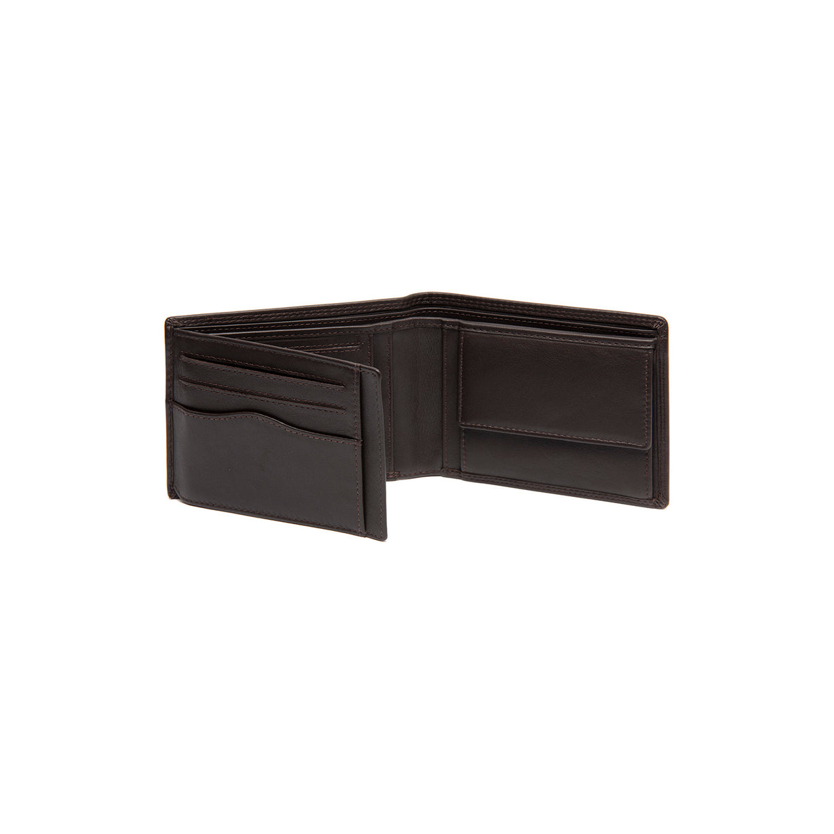 Leder Portemonnaie Braun Nappa Seri