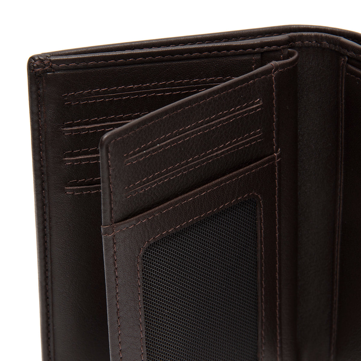 Leder Portemonnaie Braun Nappa Seri