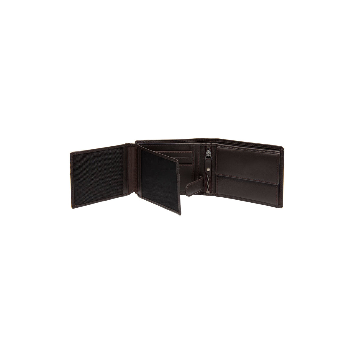 Leder Portemonnaie Braun Nappa Seri