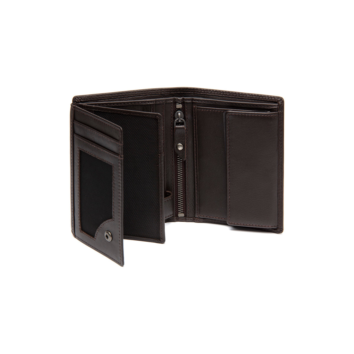 Leder Portemonnaie Braun Nappa Seri