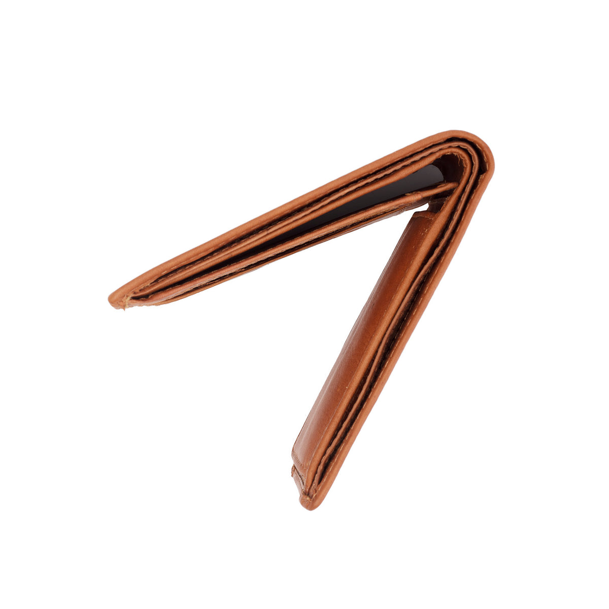 Leder Portemonnaie Cognac Timo