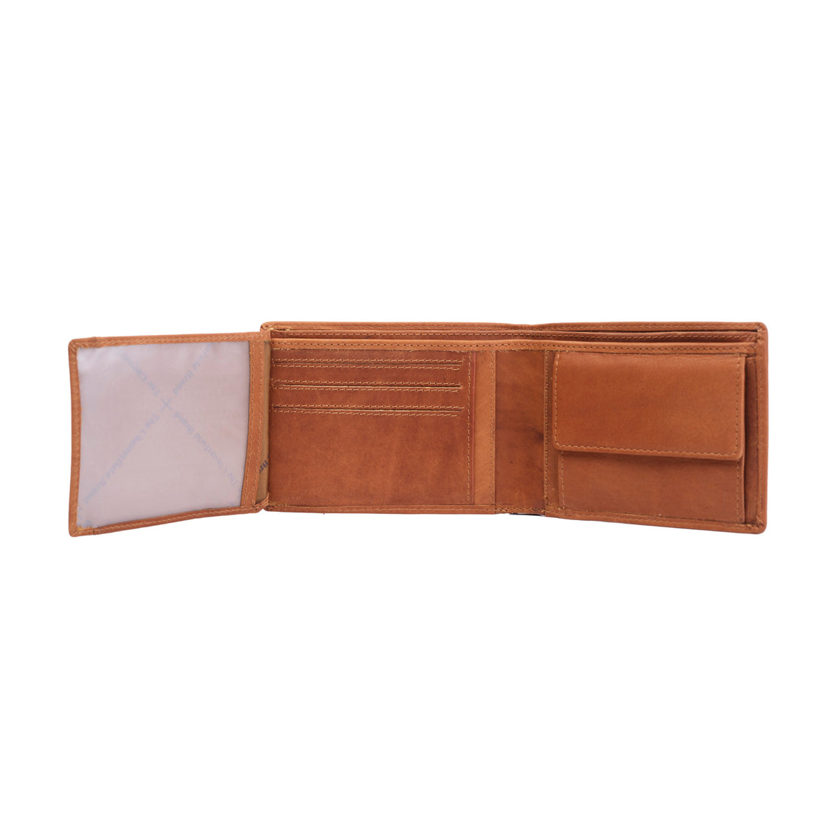 Leder Portemonnaie Cognac Timo