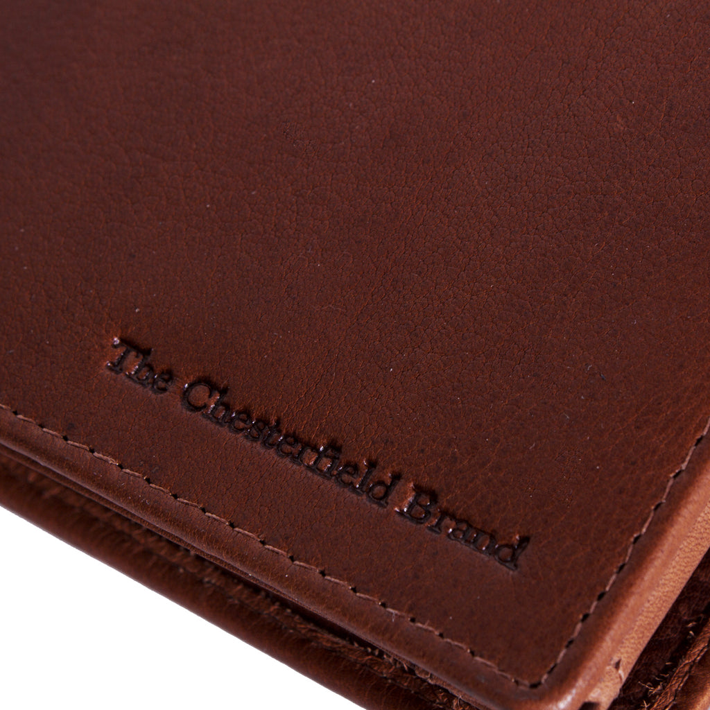 Leder Portemonnaie Cognac Marion