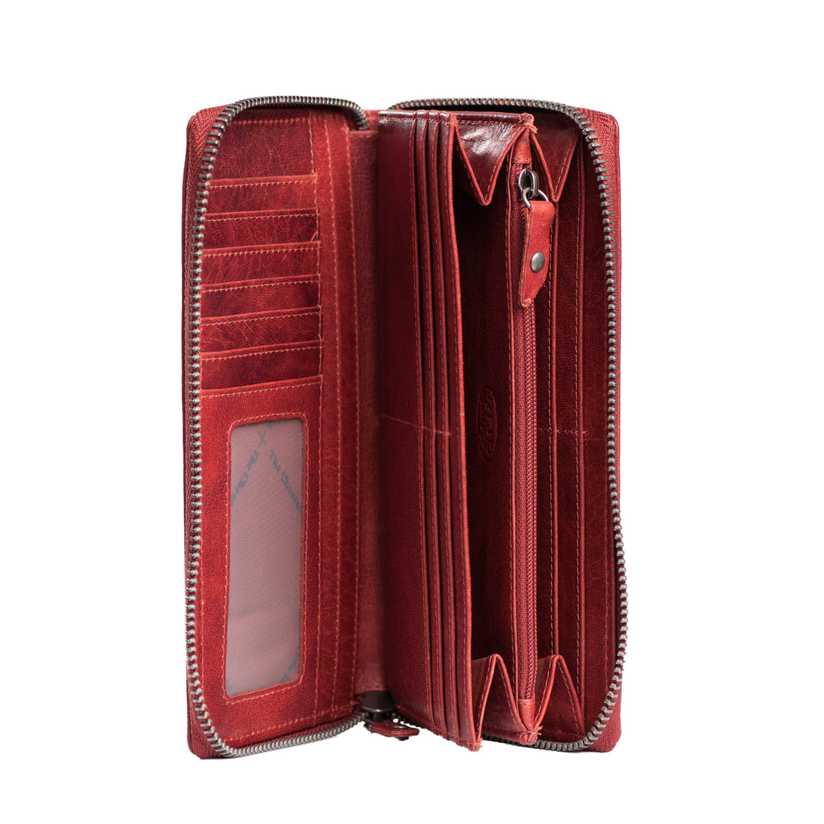 Leder Portemonnaie Rot Havana