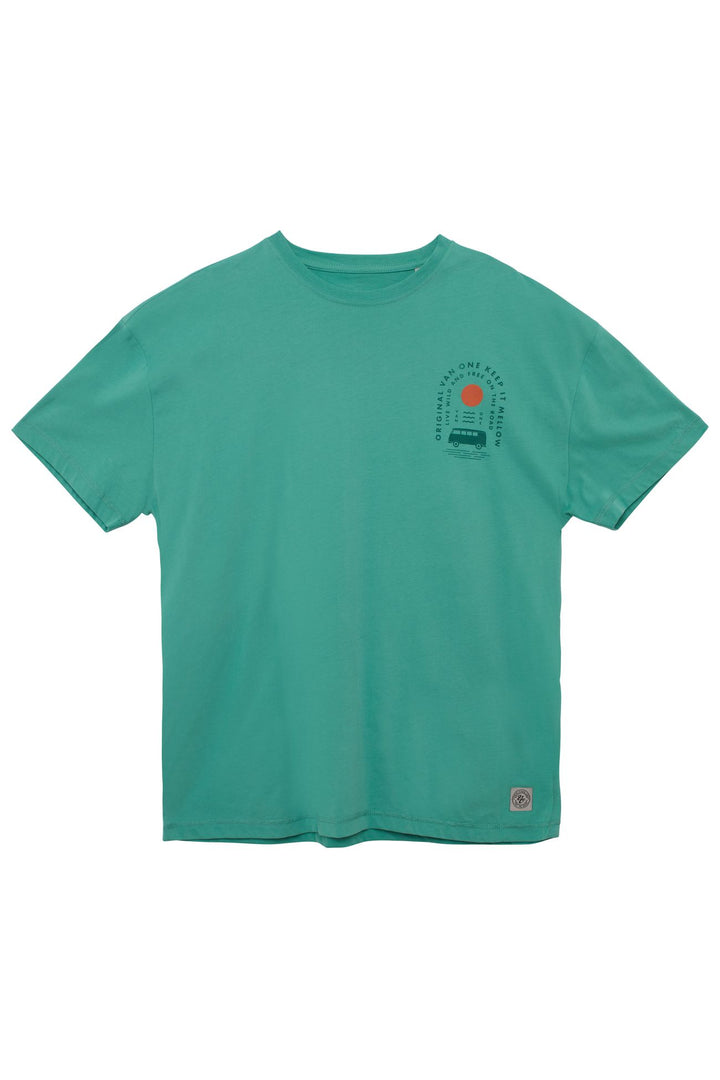 MELLOW Herren T-Shirt Farbe: grün (