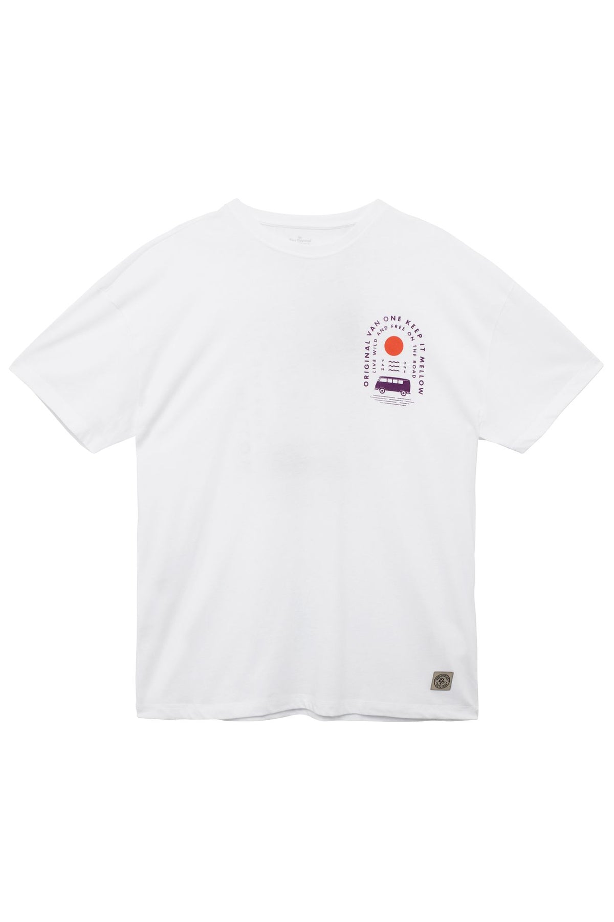 MELLOW Herren T-Shirt Farbe: weiß (