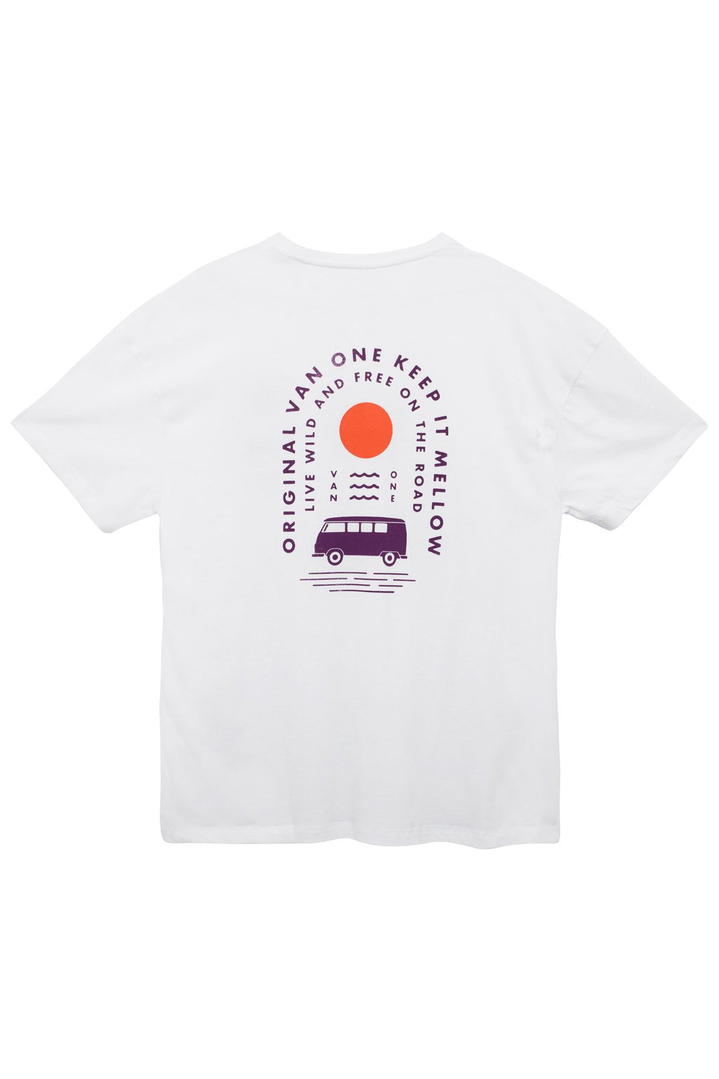 MELLOW Herren T-Shirt Farbe: weiß (