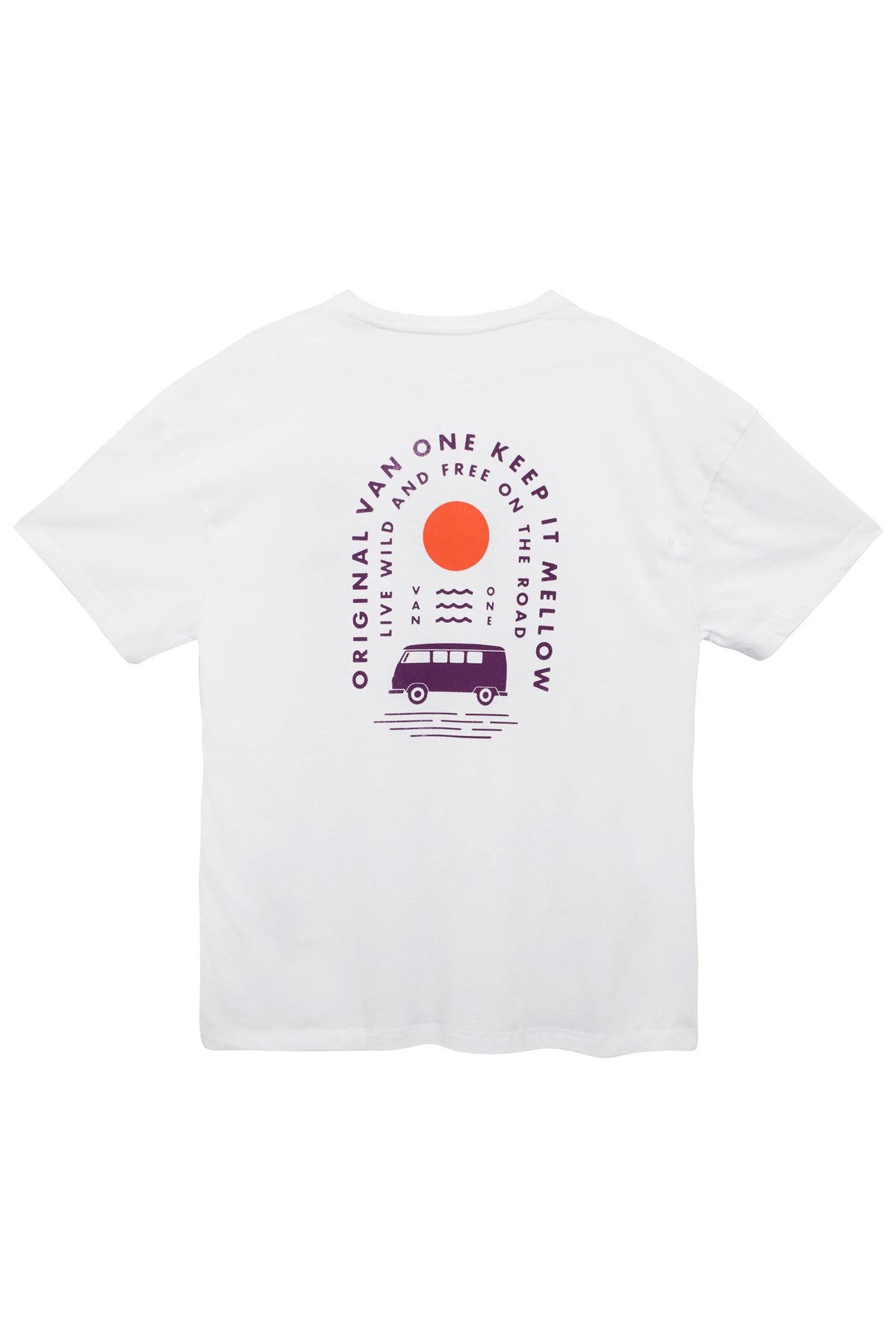 MELLOW Herren T-Shirt Farbe: weiß (