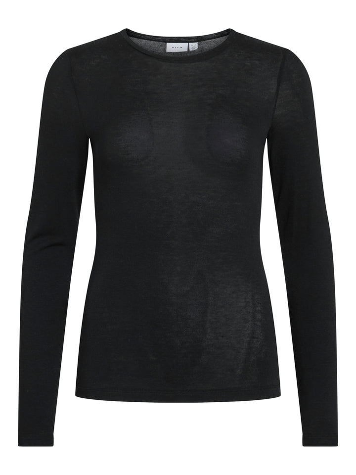 VINELLIE L/S O-NECK TOP