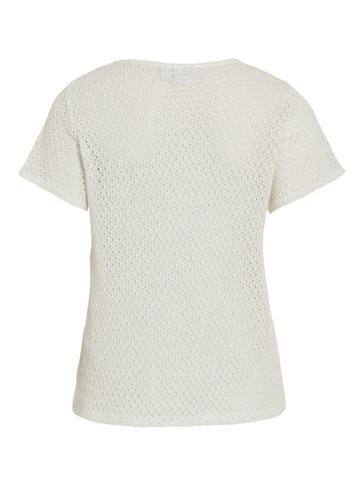 VIMINE O-NECK S/S TOP