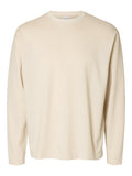 SLHLOOSEOSCAR LS O-NECK TEE NOOS