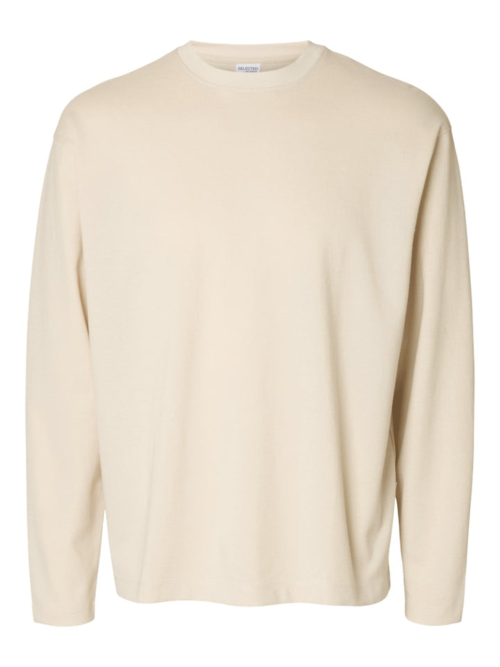 SLHLOOSEOSCAR LS O-NECK TEE NOOS