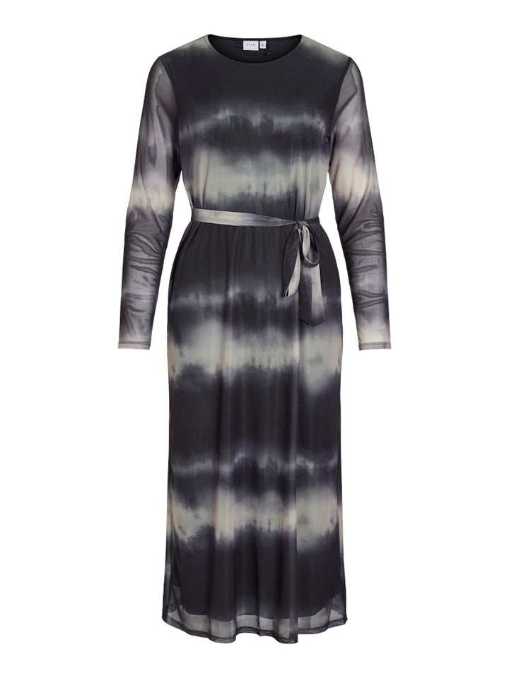 VIVOLETTIS MAI O-NECK MIDI DRESS/PB