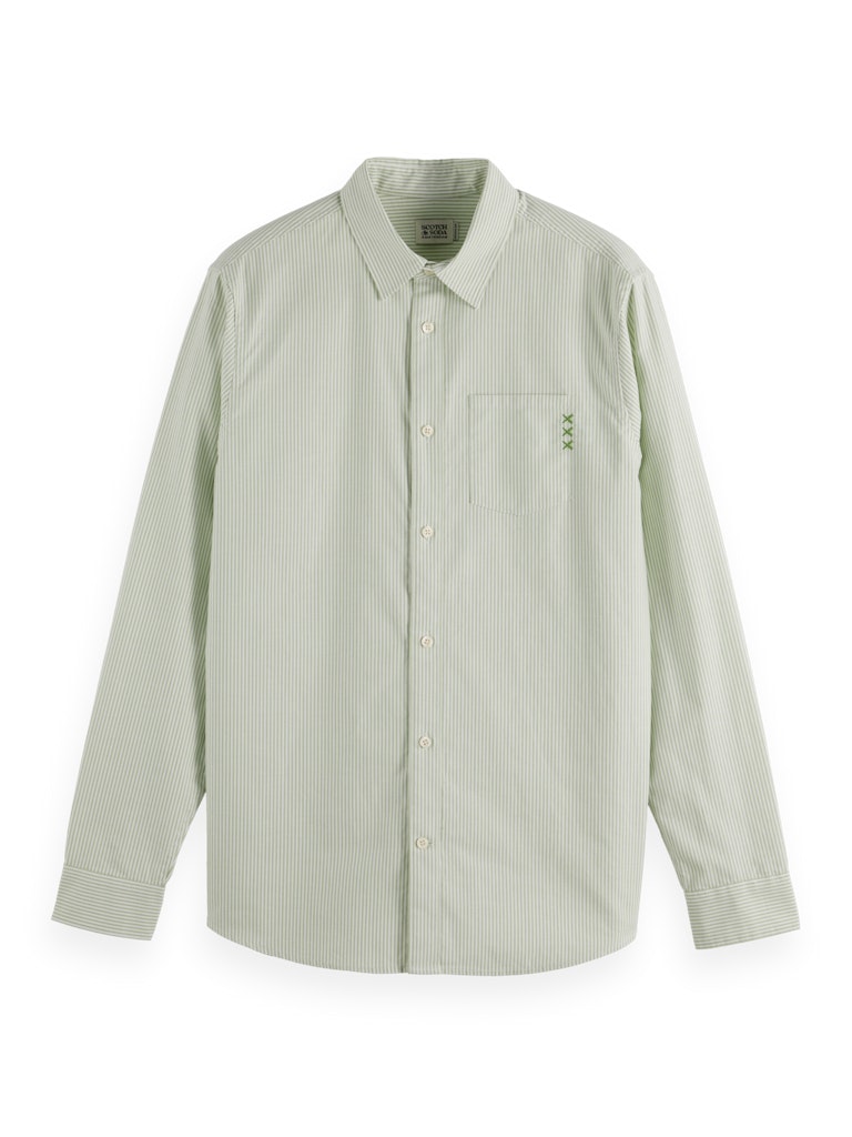 Regular fit striped oxford shirt