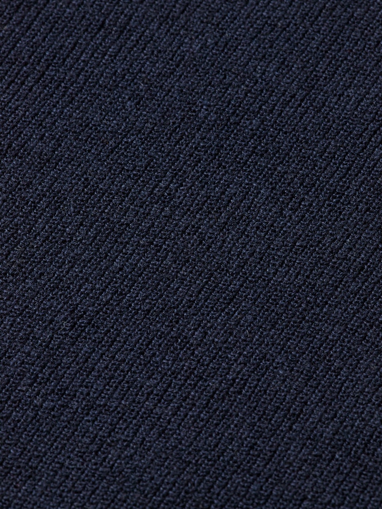 Linnen blend crew neck