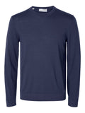 SLHTRAY LS KNIT MERINO CREW NECK NO