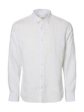 SLHREGKYLIAN-LINEN SHIRT LS CLASSIC