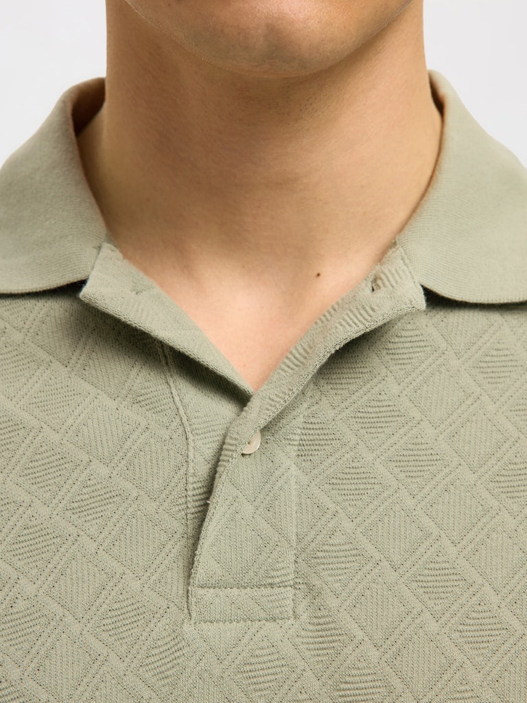 SLHPAUL JACQUARD SS POLO