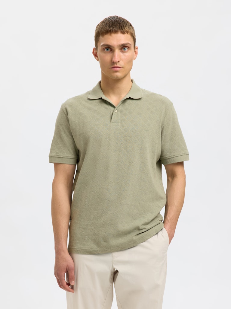 SLHPAUL JACQUARD SS POLO