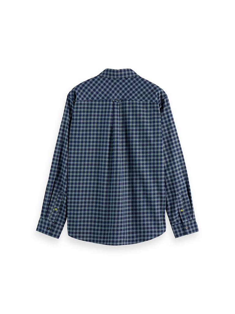 Lightweight flannel checked shirt