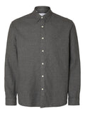 SLHREGNOAH BRUSHED TWIST SHIRT LS N