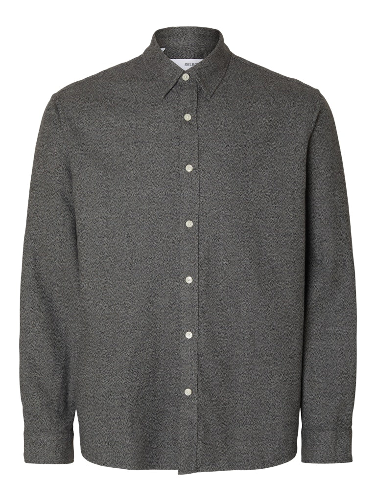 SLHREGNOAH BRUSHED TWIST SHIRT LS N