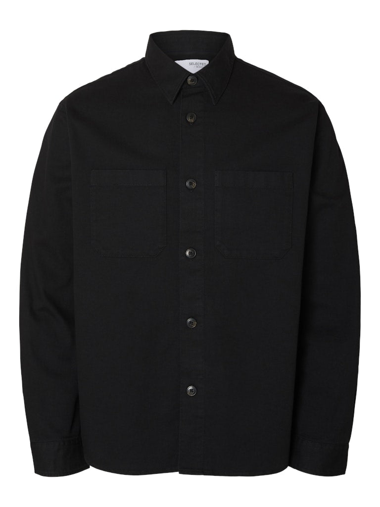 SLHTRAVIS TWILL OVERSHIRT LS NOOS