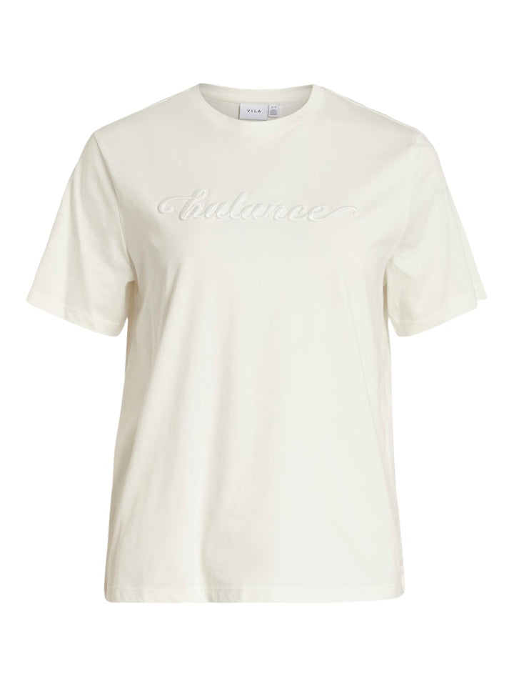 VISYBIL BALANCE EMB O-NECK S/S T-SH