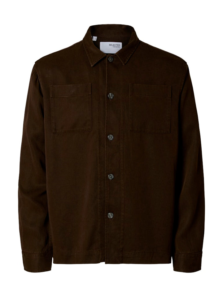 SLHREGMIO TENCEL OVERSHIRT