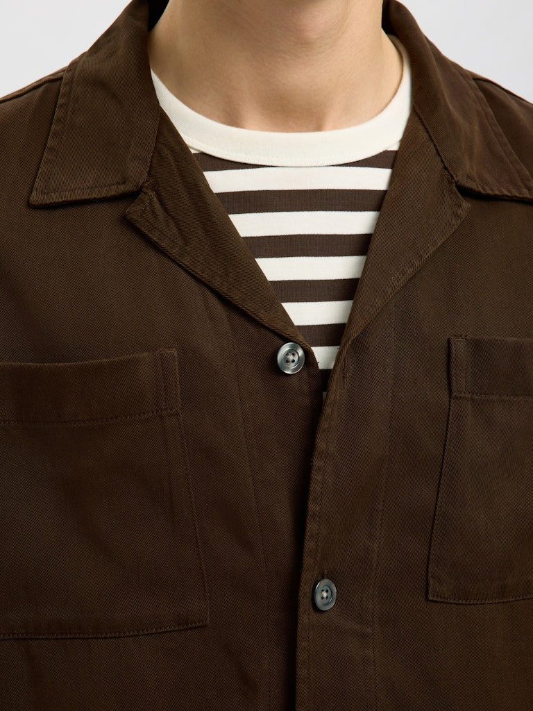 SLHREGMIO TENCEL OVERSHIRT