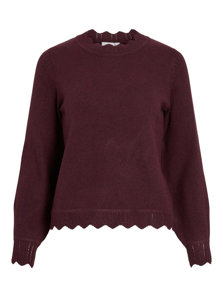 VINIKOLINA O-NECK L/S KNIT TOP - NO