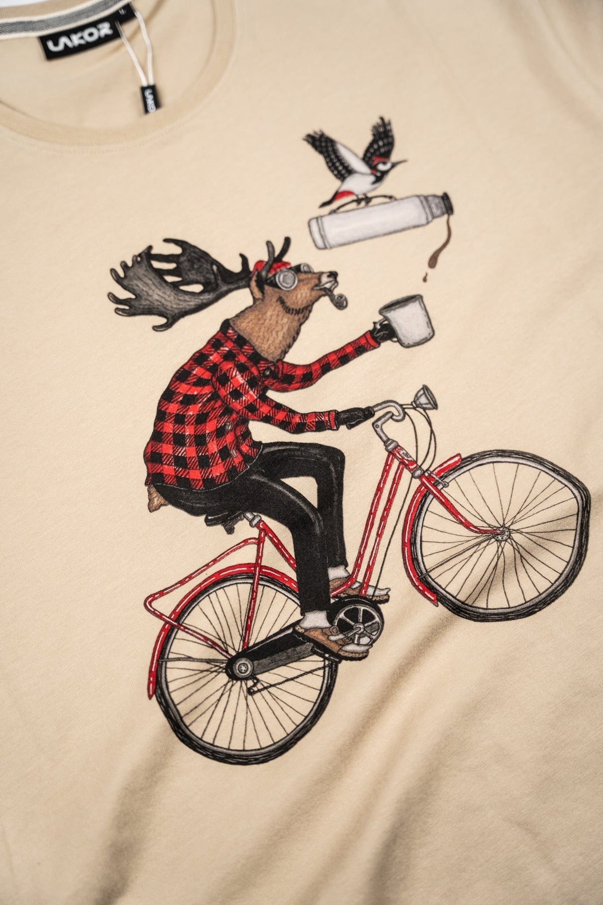 Off to Work T-shirt (White Pepper)