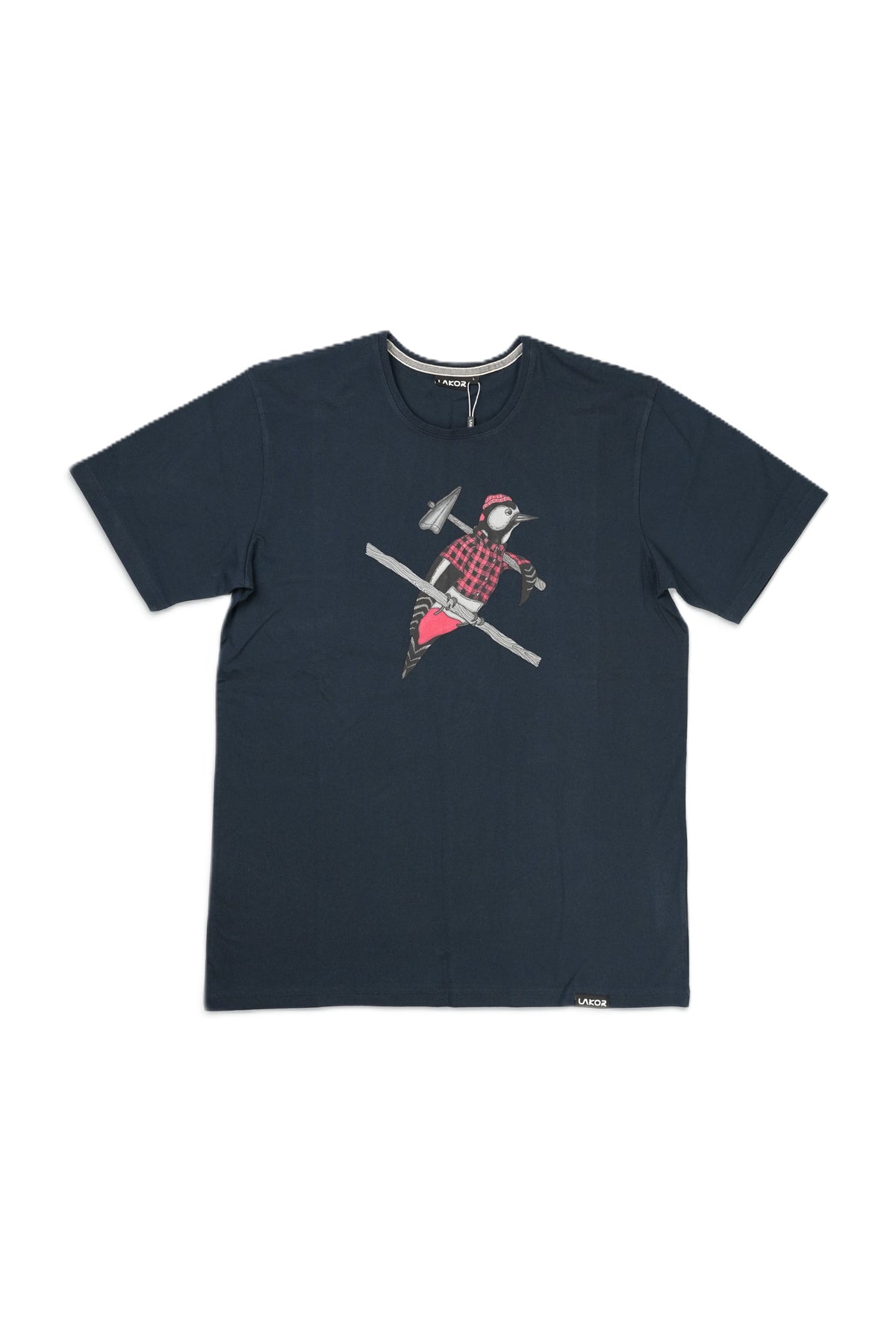 Woodpecker T-shirt (Blueberry)