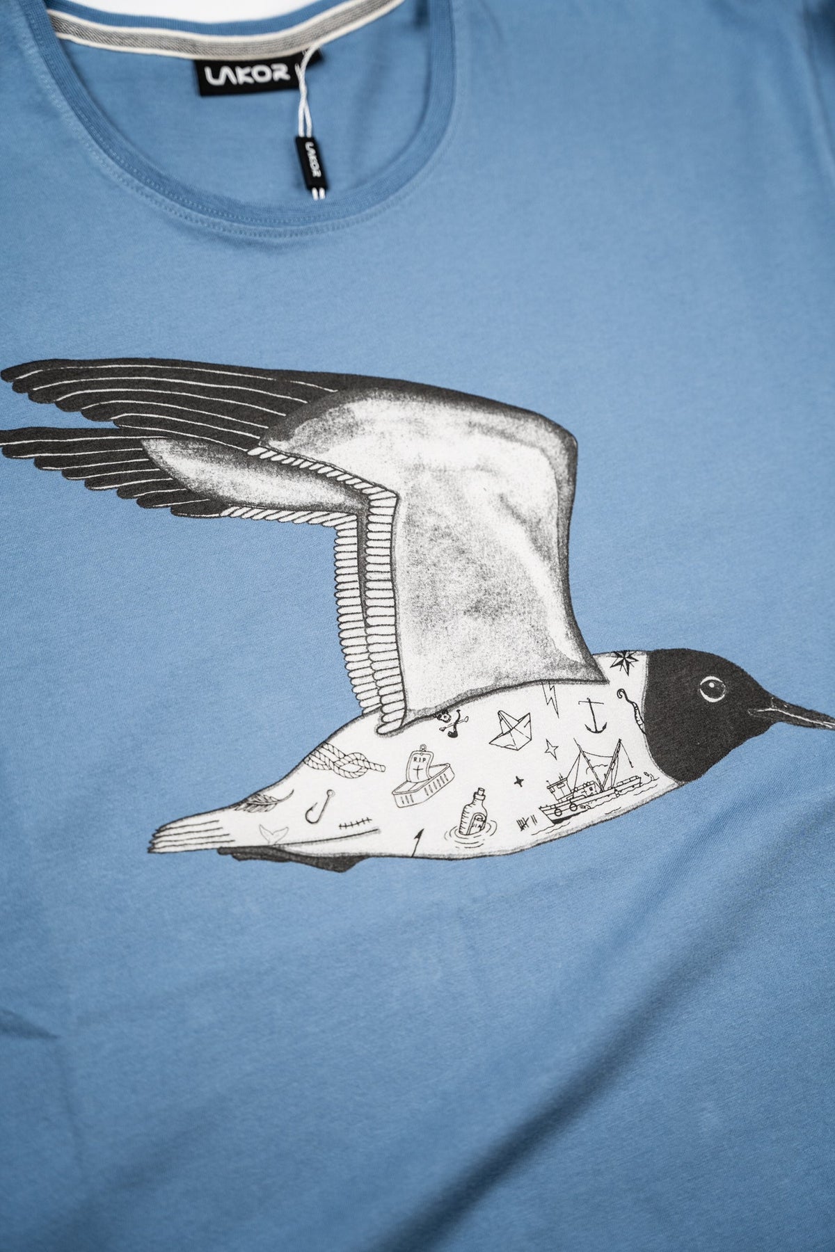 Tattooed Seagull T-shirt (Captains