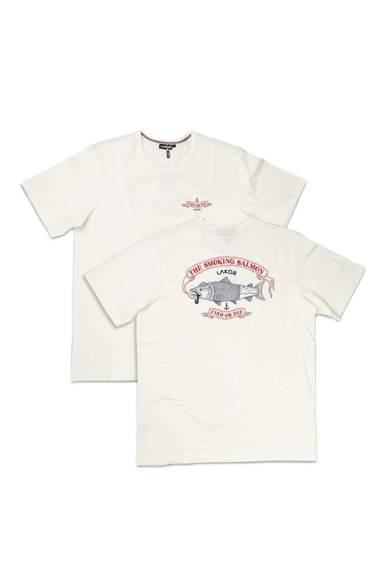 The Smoking Salmon T-shirt (Star Wh