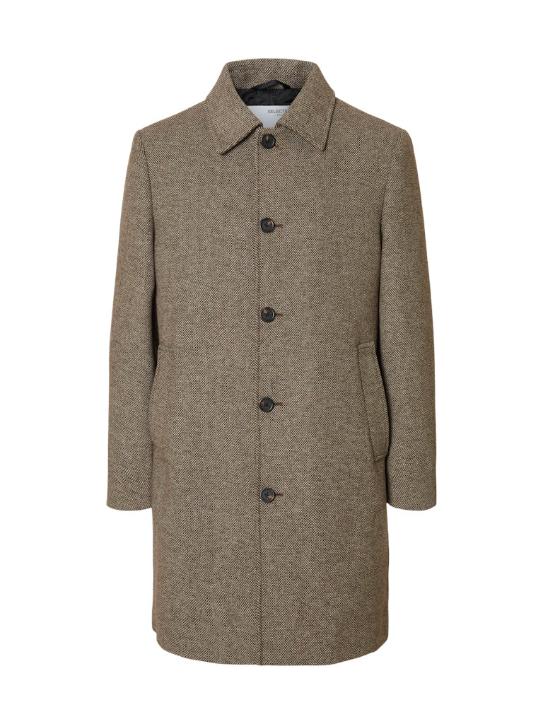 SLHARCHIVE WOOL BLEND CAR COAT