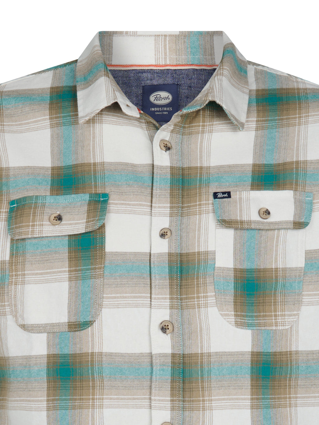 Men Shirt Long Sleeve Check