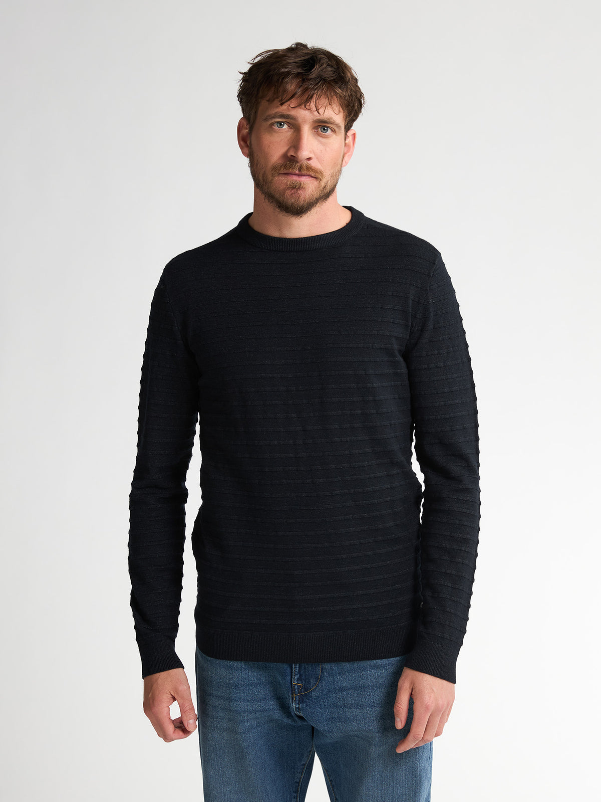 Men Knitwear Round Neck Basic