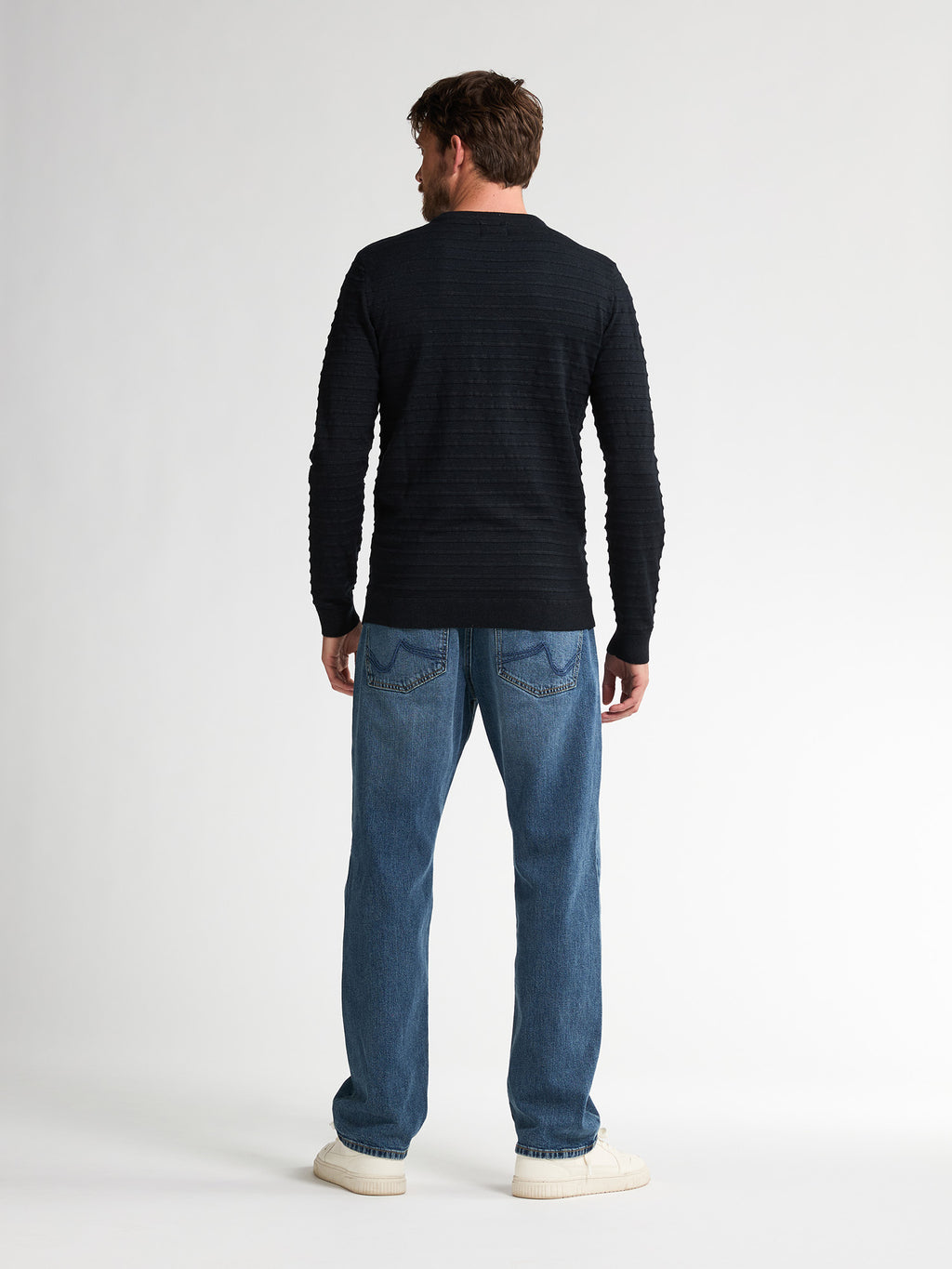 Men Knitwear Round Neck Basic