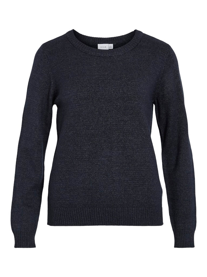 VIRIL O-NECK L/S  KNIT TOP - NOOS