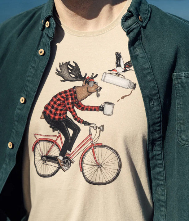 Off to Work T-shirt (White Pepper)