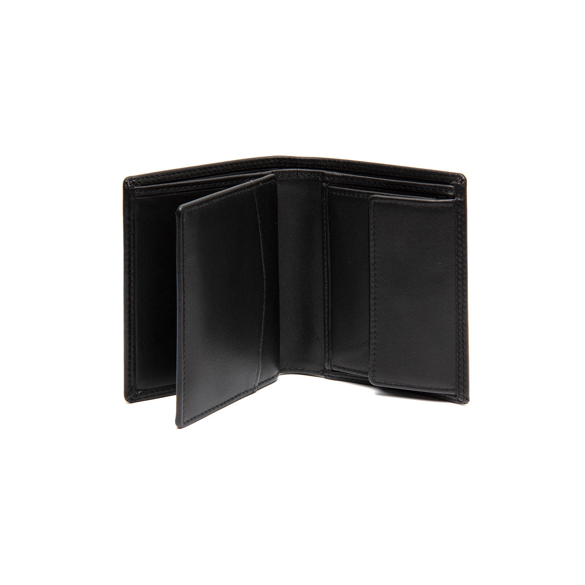 Leder Portemonnaie Schwarz  Vincent