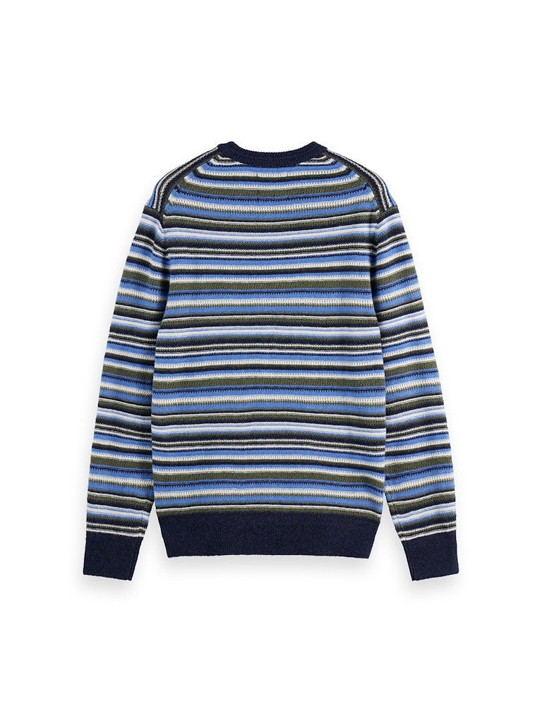Soft knit striped regular fit pullo