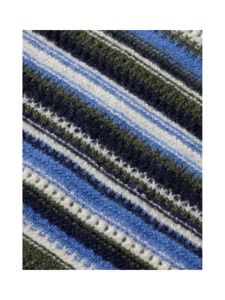 Soft knit striped regular fit pullo