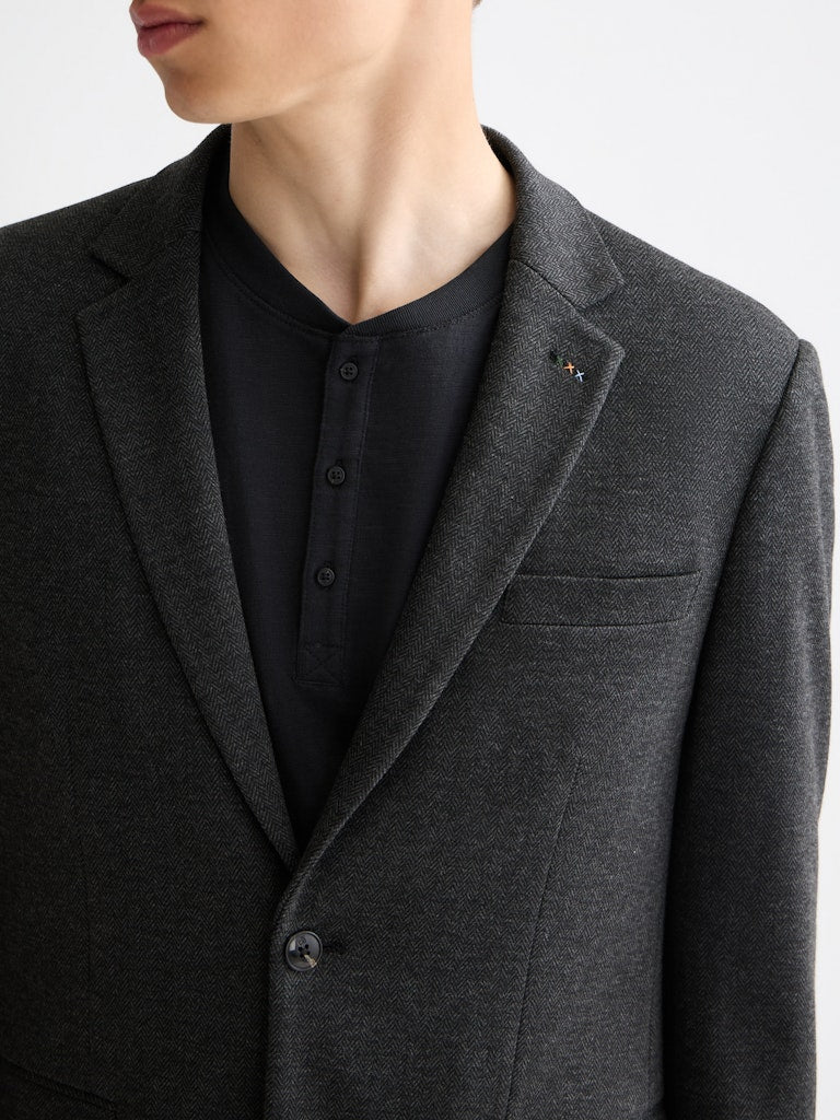Tailored jersey regular fit blazer