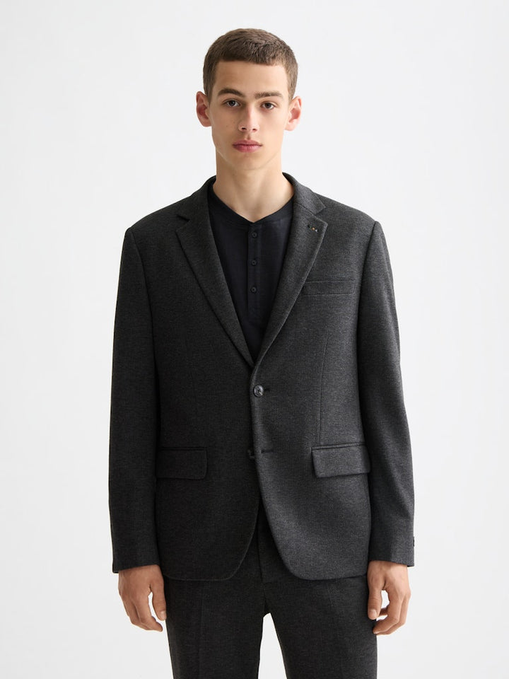 Tailored jersey regular fit blazer